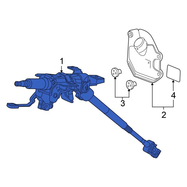 Honda OE 53200SZAA02 Steering Column