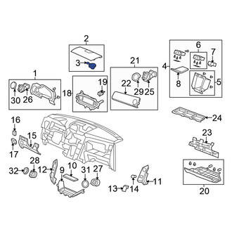 Honda OE - Center Speaker