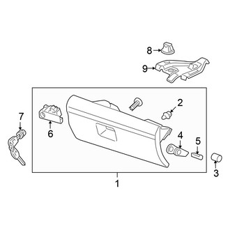 Honda OE - Instrument Panel - Glove Box
