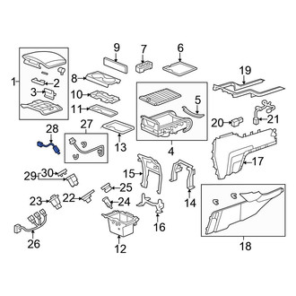 Honda OE - Console Wiring Harness Connector