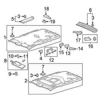 Honda OE - Roof - Interior Trim