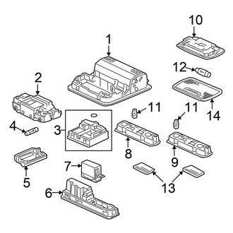 Honda OE - Roof - Overhead Lamps