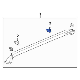 Honda OE - Rocker Panel Molding Clip
