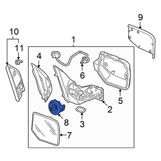 Honda OE - Front Left Door Lock Actuator Motor