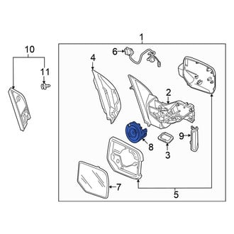 Honda OE - Rear Left Door Latch Assembly