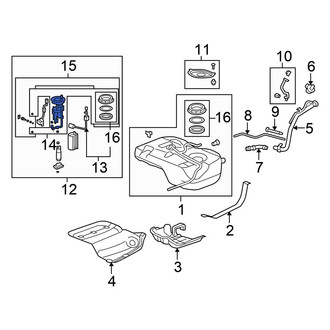 Honda OE - Fuel Pump Filter