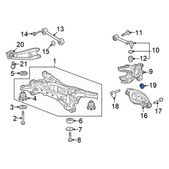 Honda OE - Rear Lower Alignment Camber Adjusting Eccentric