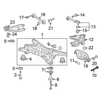 Honda OE - Suspension Crossmember Bolt