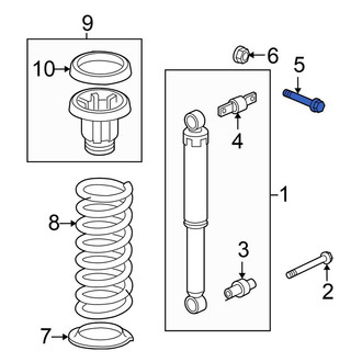 Honda OE - Upper Suspension Shock Absorber Bolt