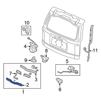 Honda OE - Rear Liftgate Finish Panel
