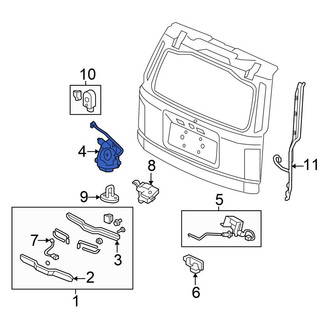 Honda OE - Rear Liftgate Latch