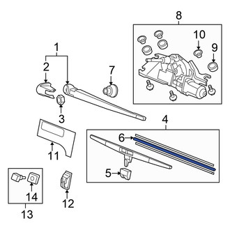 Honda OE - Rear Wiper Blade