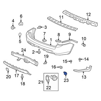 Honda OE - Rear Parking Aid Sensor Bracket