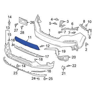 Honda OE - Front Lower Grille