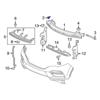 Honda OE - Bumper Impact Bar Bolt