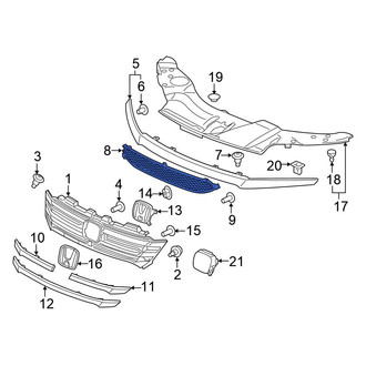 Honda OE - Front Lower Grille