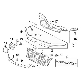 Honda OE - Grille & Components