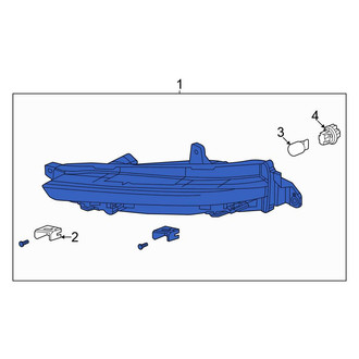 Honda OE - Front Left Turn Signal Light Assembly