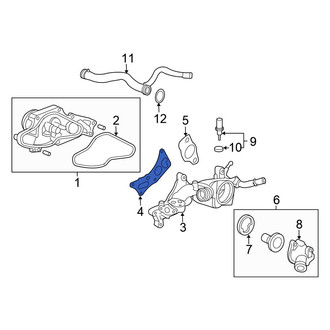 Honda OE - Left Engine Coolant Outlet Gasket