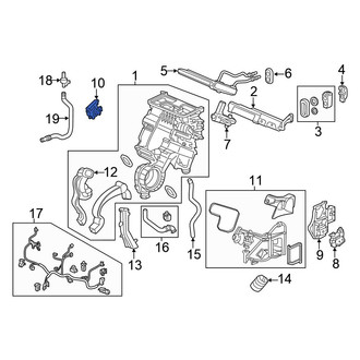 Honda OE - HVAC Air Inlet Door Actuator