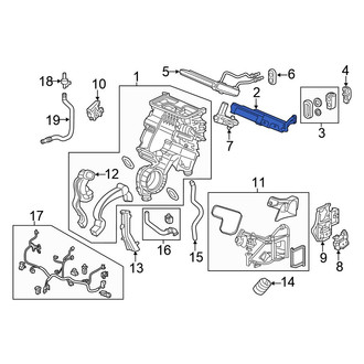 Honda OE - A/C Evaporator Core