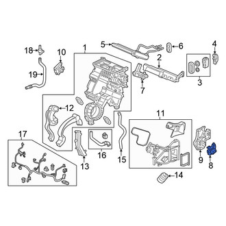Honda OE - HVAC Air Inlet Door Actuator