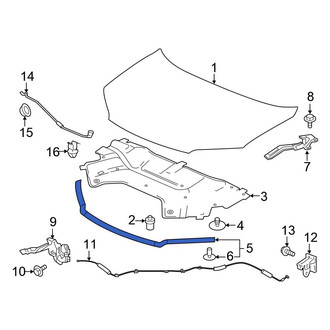 Honda OE - Front Hood Seal