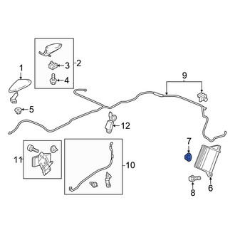 Honda OE - Automatic Transmission Oil Cooler Nut