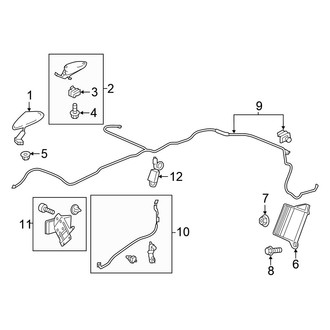 Honda OE - Electrical - Antenna