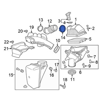 Honda OE - Engine Air Duct Clamp
