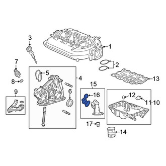 Honda OE - Engine Oil Filter Adapter Gasket