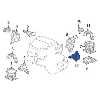 Honda OE - Automatic Transmission Mount
