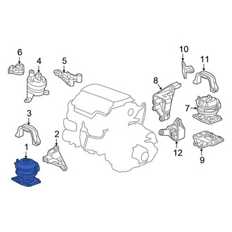 Honda OE - Front Engine Mount