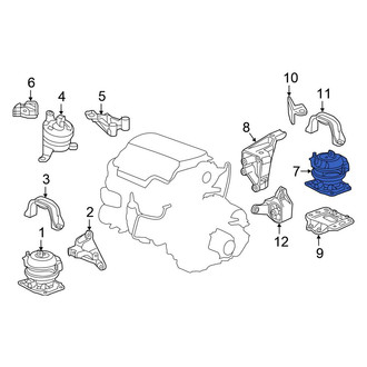 Honda OE - Rear Engine Mount