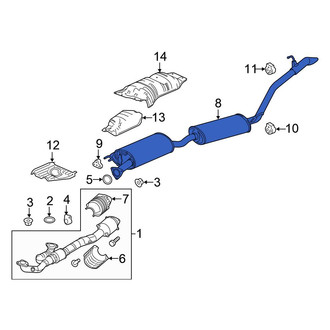 Honda OE - Exhaust Muffler
