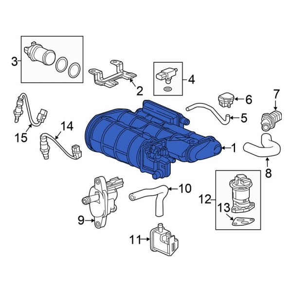 Honda OE 17011TG7A11 Vapor Canister