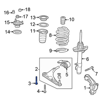 Honda OE - Suspension Control Arm Bolt