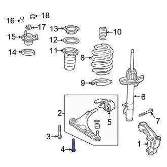 Honda OE - Suspension Control Arm Bolt