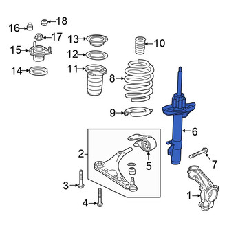 Honda OE - Front Right Suspension Strut