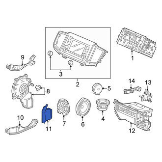 Honda OE - Radio Speaker Enclosure