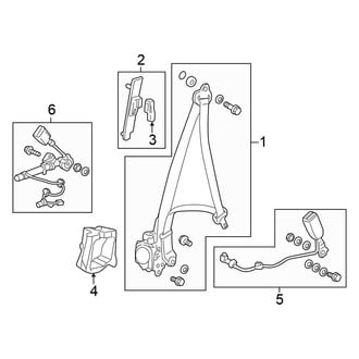 Honda OE - Restraint Systems - Front Seat Belts