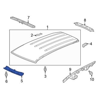 Honda OE - Front Roof Header Panel