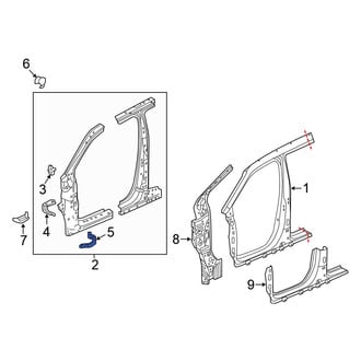 Honda OE - Left Lower Uniside Bracket