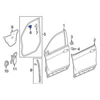Honda OE - Hood Seal Clip