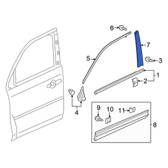 Honda OE - Front Right Door Applique