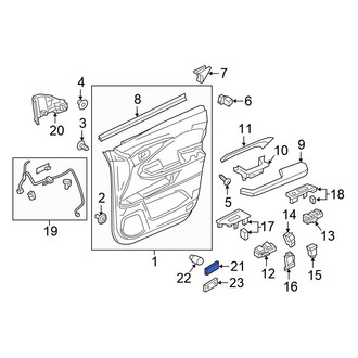 Honda OE - Front Courtesy Light Lens