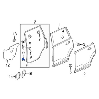 Honda OE - Door Seal Clip