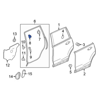 Honda OE - Hood Seal Clip
