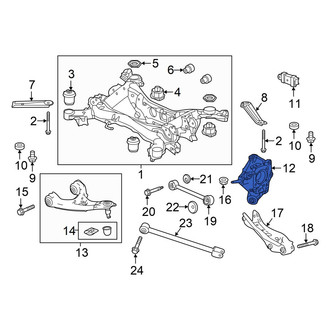 Honda OE - Rear Left Suspension Knuckle