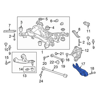 Honda OE - Rear Right Upper Suspension Control Arm